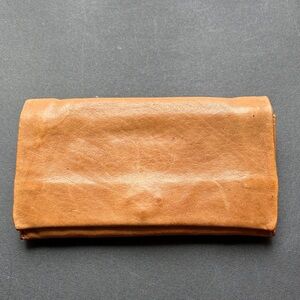 Latico NJ USA Tan Leather Fold Wallet